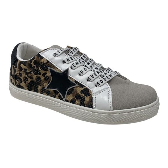 STEVEMADDEN Amalfi Star Appliqué Mash-Up Sneakers - Picture 1 of 8
